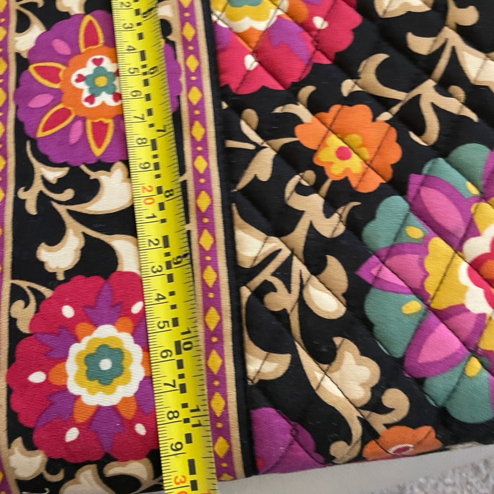Vera Bradley Hard Shell Laptop Ipad Case Floral quilted Business Case - Picture 10 of 11